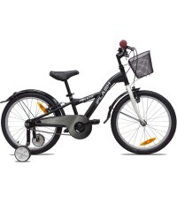 Велосипед 4KIDS Flash 20", 1 скорость, размер 10" (25,5 см), черный