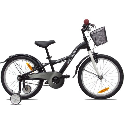 4KIDS Flash 20" bike, 1 speed, size 10" (25.5 cm), black