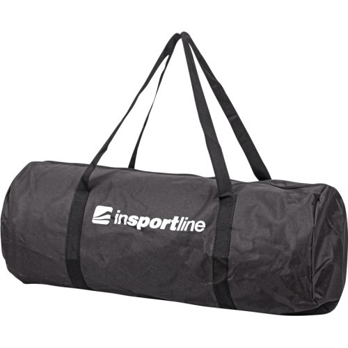 Надувной гимнастический мат inSPORTline Airstunt 400 x 100 x 10 см кораллово-розовый с электрическим насосом