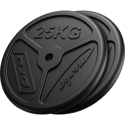 Čuguna svaru diski Marbo MW-2x25KG-SLIM 50 kg (2x25 kg)