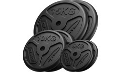 Čuguna svaru komplekts Marbo, 60kg / 2x15kg + 2x10kg + 2x5kg