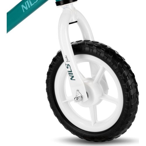 Balansa velosipēds NILS Fun RB134, zaļš, 10 collu riteņi