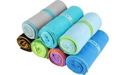 NCR12 GREEN MICROFIBRE TOWEL 180x100 cm NILS