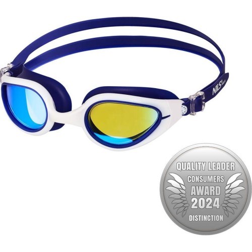 Очки для плавания Nils Aqua NQG480MAF сине-белые