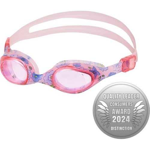 Junioru peldēšanas brilles NILS AQUA NQG170FAF Pink Flowers