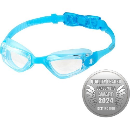 NQG770AF BLUE JUNIOR SWIMMING GOGGLES NILS AQUA