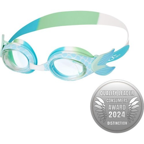NQG870SAF BLUE MERMAID JUNIOR SWIMMING GOGGLES NILS AQUA