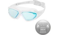 Baltas junioru peldēšanas brilles/maska NILS AQUA NQG280MAF
