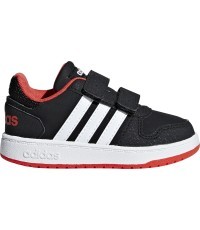 Adidas Kids Shoes Hoops 2.0 Cmf Black Red B75965