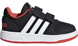 Adidas детская обувь Hoops 2.0 Cmf Black Red B75965