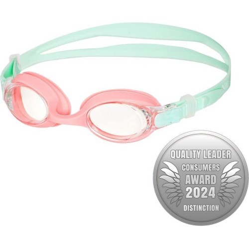 Junioru peldbrilles NILS AQUA NQG700AF, piparmētru un rozā krāsā