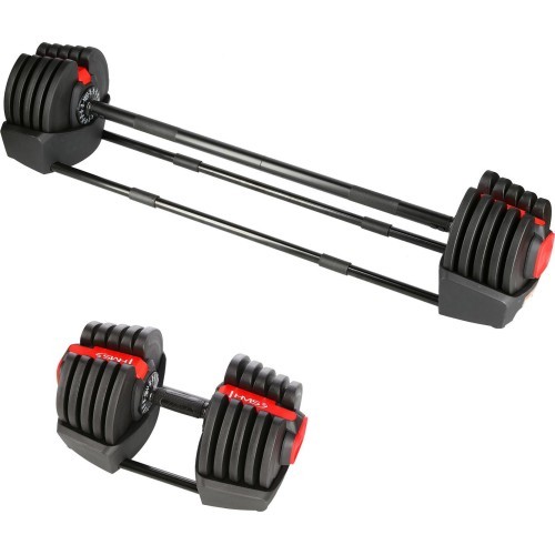 SGR40 PRO SET 2IN1 ADJUSTABLE DUMBBELLS 40 KGS HMS