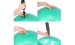 YB01 NEW 65CM GRAY GYM BALL HMS