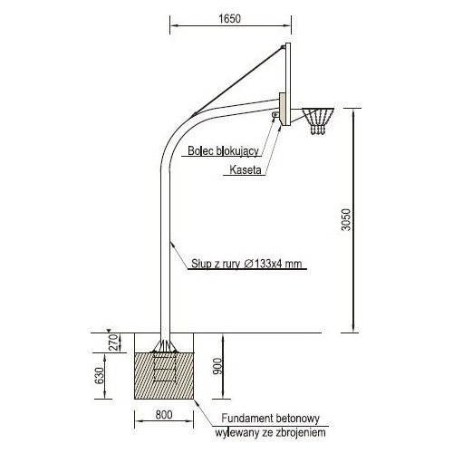 Basketbola statīvs Inter-Play