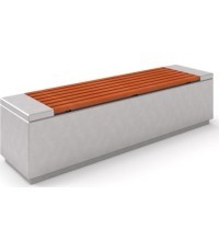 Бетонная скамейка Inter-Play Deco 2