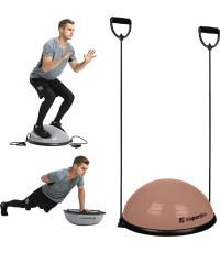 inSPORTline Dome UNI līdzsvara platforma ar gumiju - Mocha mousse