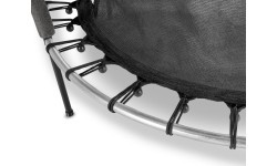 EXIT Tiggy junioru batuts ar aizsardzību ø140cm - melns/zaļš