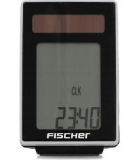FISCHER Saules velosipēda dators // 22 funkcijas, bezvadu, ar saules paneli