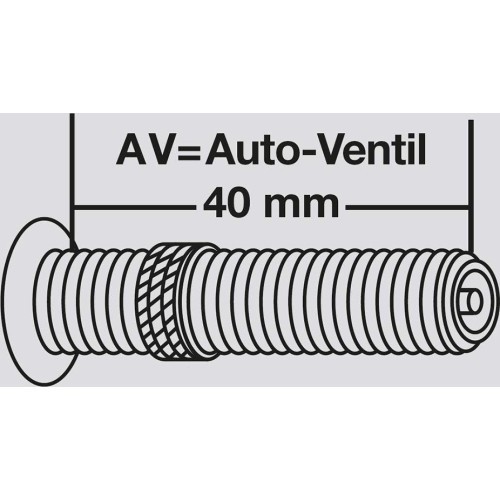 Fischer inner tube 27.5" x 2.8-3.0" (68/81-584), AV 40 mm