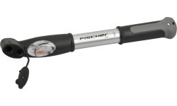 Мини ручной насос FISCHER AV/FV/DV с манометром, алюминиевый, 25 см