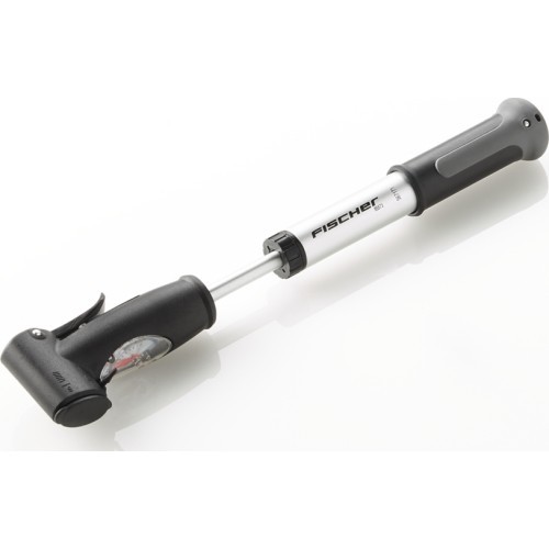 FISCHER Mini Hand Pump AV/FV/DV with pressure gauge, aluminium, 25 cm