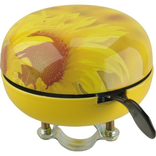 Велосипедный звонок FISCHER Maxi Sunflower, 80 мм