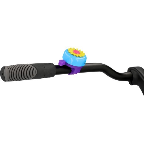Bicycle Bell FISCHER Blume 80 mm (light blue)