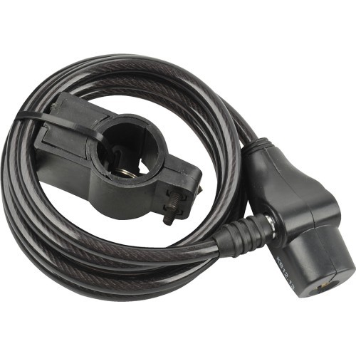 Fischer lock, cable, with key, 8 x 1800 mm