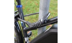 Fischer bike lock, cable, combination, 14 x 600 mm
