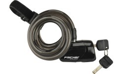 Fischer Alarm velosipēda slēdzene // ar 110 dB signalizāciju, troses, ar atslēgu, 12 x 1200 mm