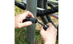 Fischer bike lock // chain, combination, 5 x 900 mm