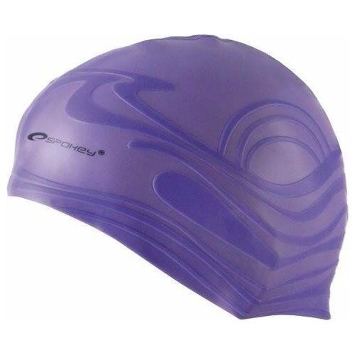 Silikona peldēšanas cepure violeta Spokey SHOAL