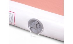 Piepūšams vingrošanas paklājs inSPORTline Airstunt 300 x 100 x 10 cm, koraļļu rozā, ar rokas pumpi