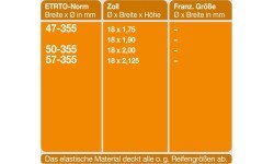 Камера Fischer 18" x 1,75 - 2,125" // клапан: DV