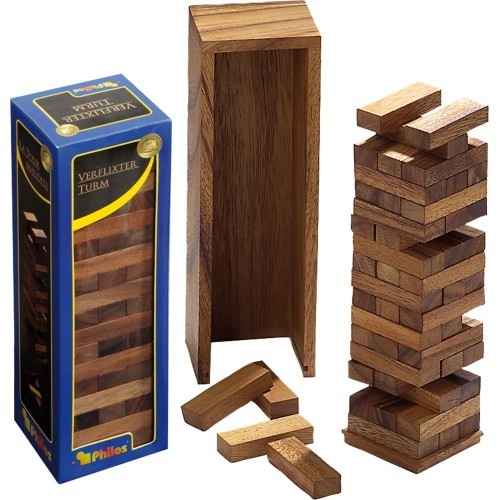 Game Philos Tumbling Tower, 9.5x8.5x30.5 cm