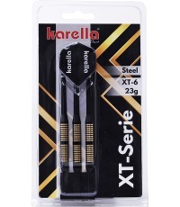 Šautriņas Karella XT-6 ar tērauda smailēm, 23 g