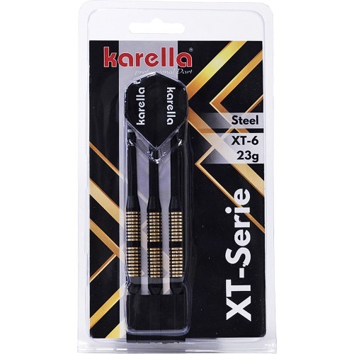 Karella XT-6 steel tip darts 23 grams
