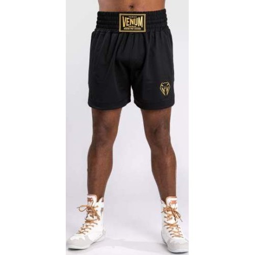 Venum Classic boksa šorti - melni/zeltaini