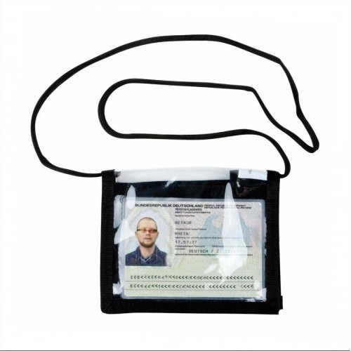 TT ID Holder ūdensizturīgs dokumentu maks, melns