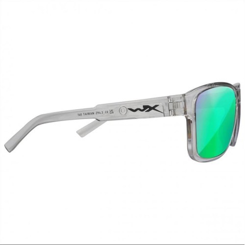 Очки Wiley X Trek AC6TRK07 Captivate с зелёными зеркальными линзами