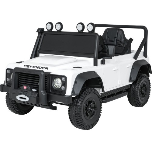 Land Rover Defender 110 SVX Concept elektromobilis balts