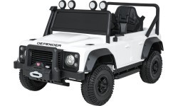 Land Rover Defender 110 SVX Concept elektromobilis balts