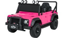 Land Rover Defender 110 SVX Concept elektromobilis bērniem, rozā