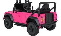 Land Rover Defender 110 SVX Concept elektromobilis bērniem, rozā