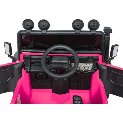 Land Rover Defender 110 SVX Concept elektromobilis bērniem, rozā