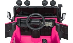 Детский электромобиль Land Rover Defender 110 SVX Concept, розовый