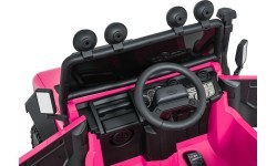 Land Rover Defender 110 SVX Concept elektromobilis bērniem, rozā