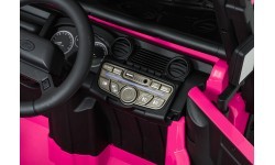 Детский электромобиль Land Rover Defender 110 SVX Concept, розовый