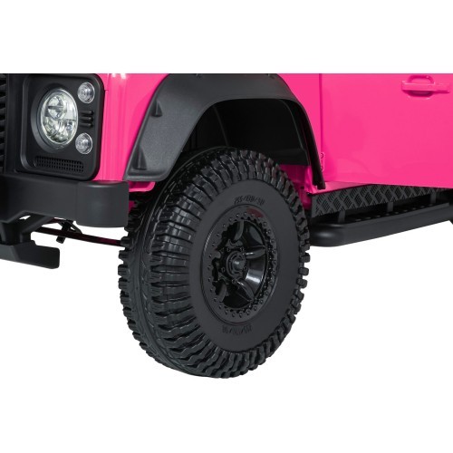 Детский электромобиль Land Rover Defender 110 SVX Concept, розовый