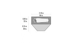 Vienvietīga telts MSR Elixir 1P - Žalia